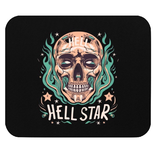 Hell star Mouse Pads