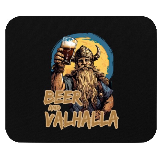 Viking World Tour Vikings Valhalla Odin for a Men Mouse Pads