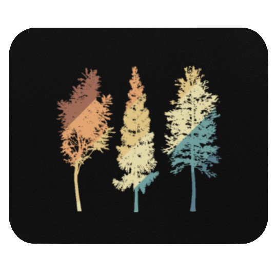 Tree Friends in Nature Leaves Environment Mouse Pads