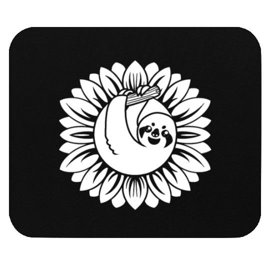 Sunflower Gardening Sloth Mouse Pads