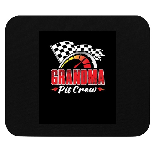 Grandma Pit Crew Mouse Pads