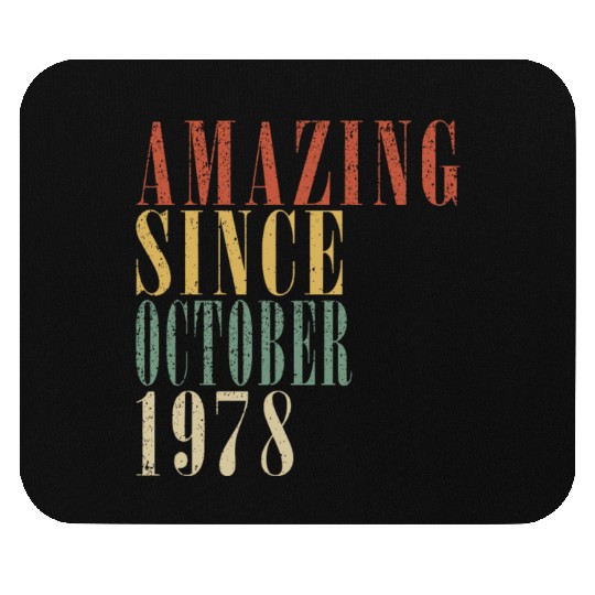 october 1978 Anniversary october 1978 october Mouse Pads