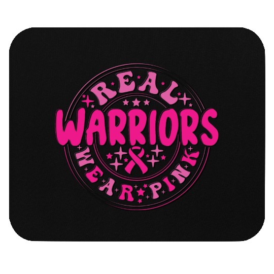 Real Warriors Wear Pink Mouse Pads