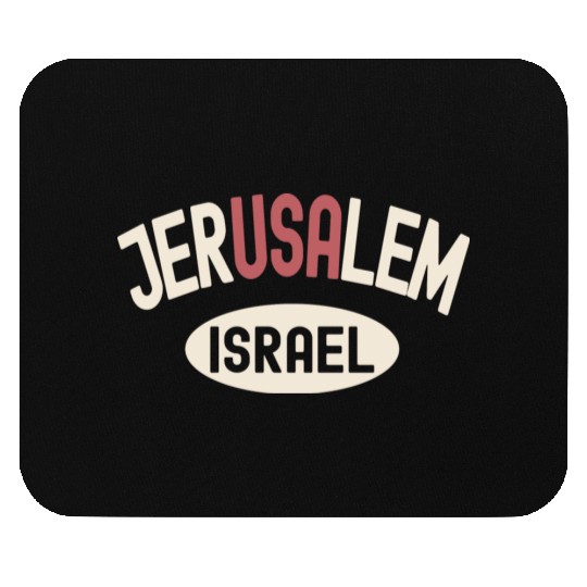 Usa Jerusalem Israel Mouse Pads