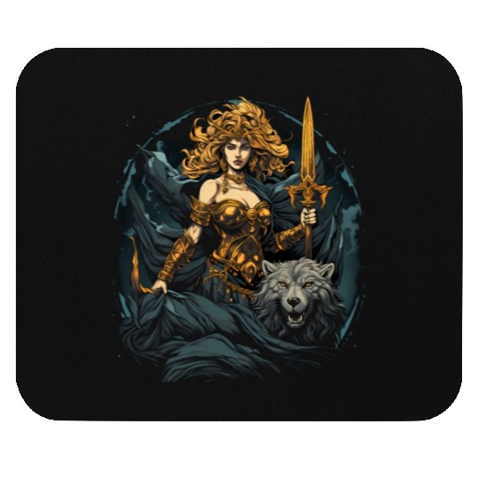 Aphrodite's Athletic Elegance Mouse Pads