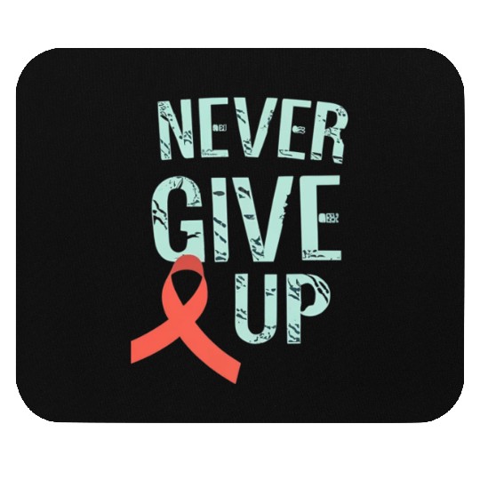 Never Give Up HIV Awareness - Inspiring Resilience Mouse Pads