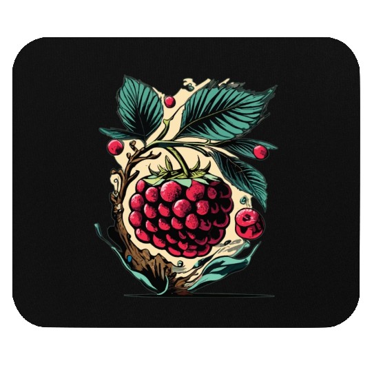 Raspberry Mouse Pads