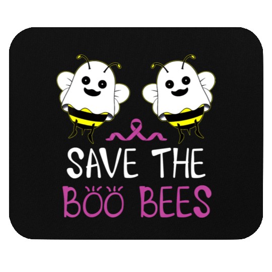 Save The Boo Bees Breast Cancer Awareness Mouse Pads