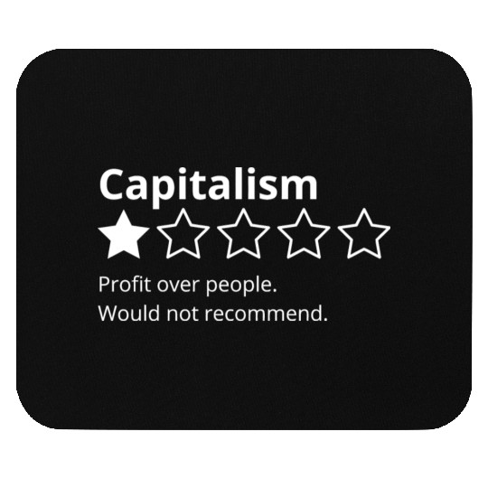 Capitalism Review Mouse Pads