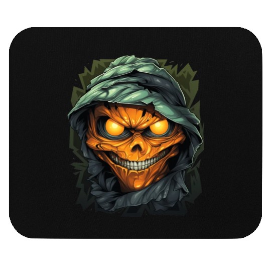 Halloween Spooky Cartoon Mummy Mouse Pads
