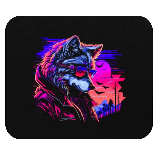Midnight Synth Serenade Mouse Pads