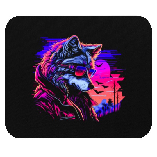 Midnight Synth Serenade Mouse Pads