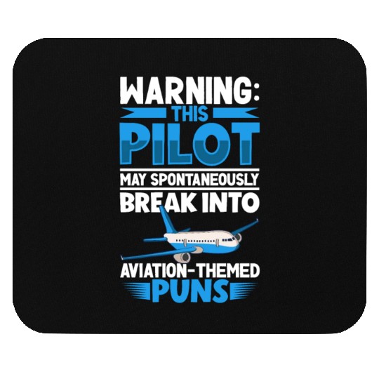 Pilot Aviation Airplane Airline Future Pilots Mouse Pads
