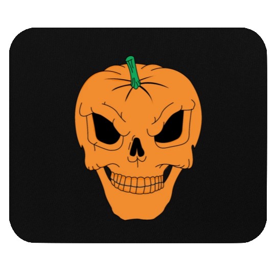 Pumpkin Skull | halloween, trick or treat Mouse Pads