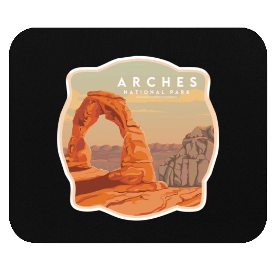 Arches National Park Stickers Mouse Pads