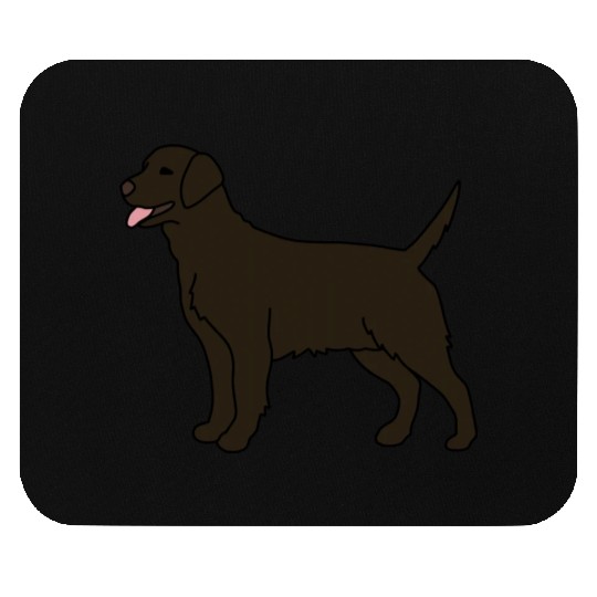 Chocolate Labrador Gift For Dog Lover Mouse Pads