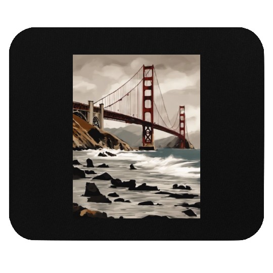 Golden Gate Bridge California Mouse Pads, Golden Gate