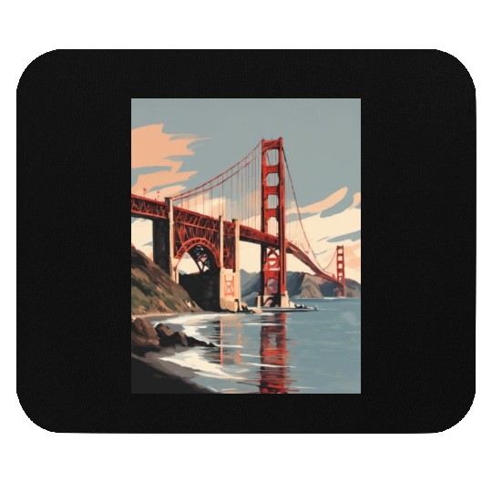Golden Gate Bridge California Mouse Pads, Golden Gate
