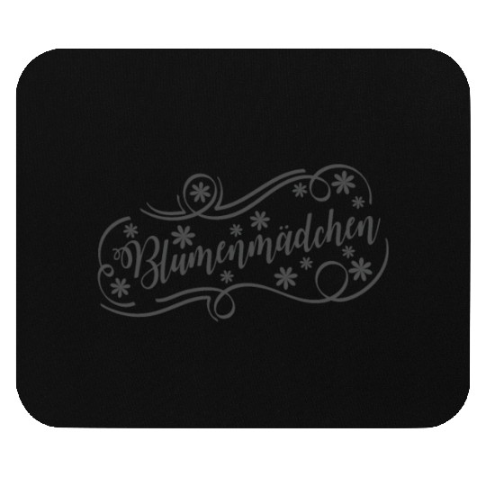 Flower Girl Wedding with Child Mouse Pads