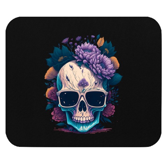 Floral Skull | C04 Mouse Pads
