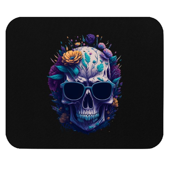 Floral Skull | C07 Mouse Pads