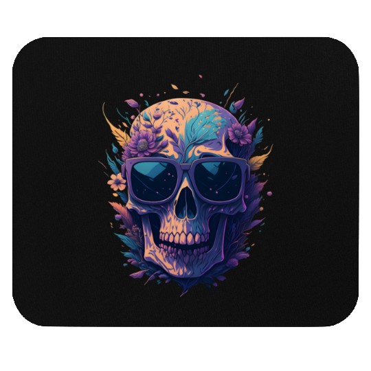 Floral Skull | C08 Mouse Pads