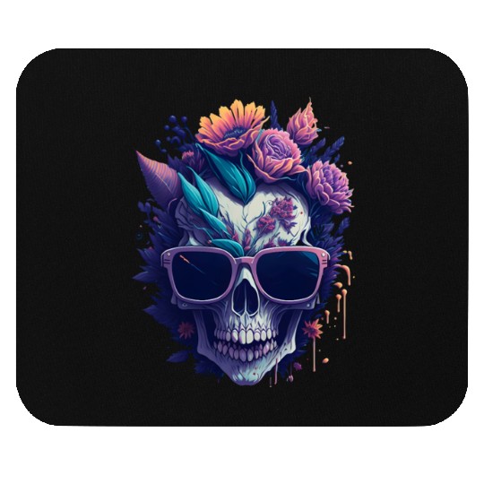 Floral Skull | C12 Mouse Pads