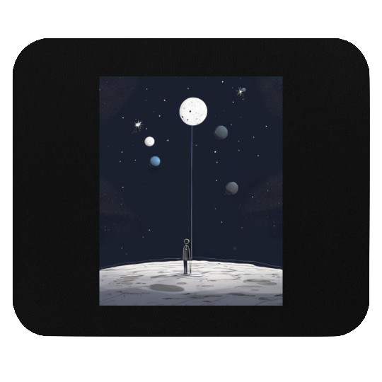 Stickman on a Soapbox Mouse Pads