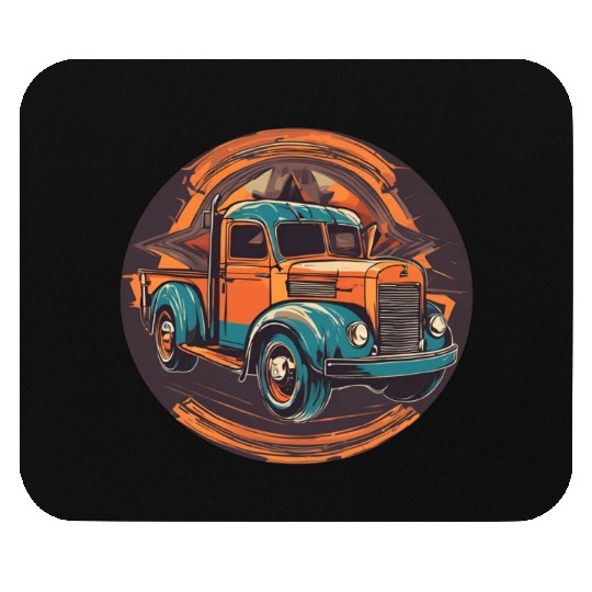 Old School Truck / Oldtimer / Car / Vintage / 60s Mouse Pads