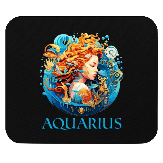 Embrace Your Aquarius Identity: Aquarius Pride Mouse Pads