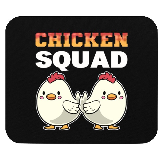 Chicken Squad Poultry Worker Mouse Pads