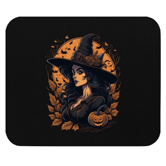 hallowen witch design 27 Mouse Pads