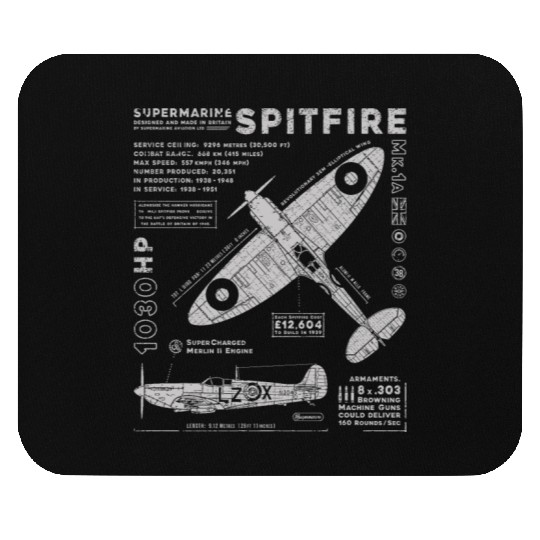 Supermarine Spitfire Mouse Pads