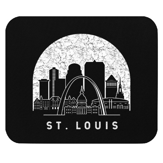 St. Louis Missouri Skyline Mouse Pads