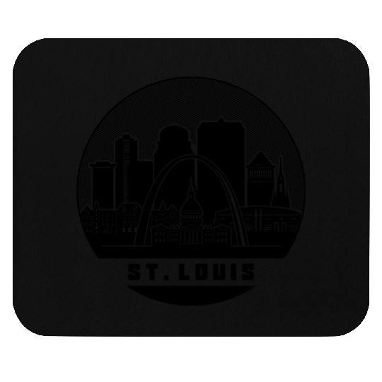 St. Louis Missouri Skyline Mouse Pads
