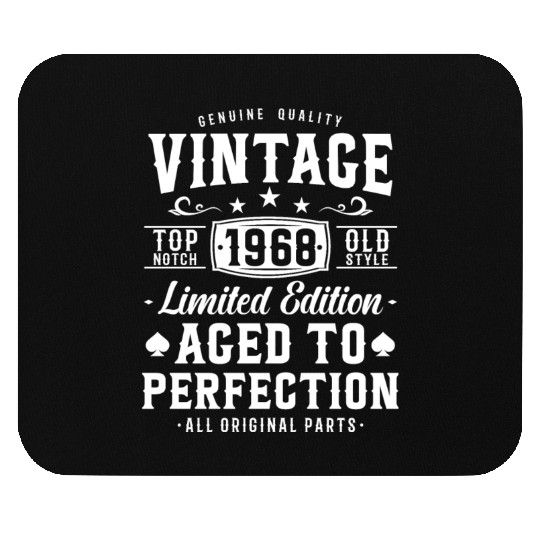 Vintage 1968 Birthday Surprise Mouse Pads