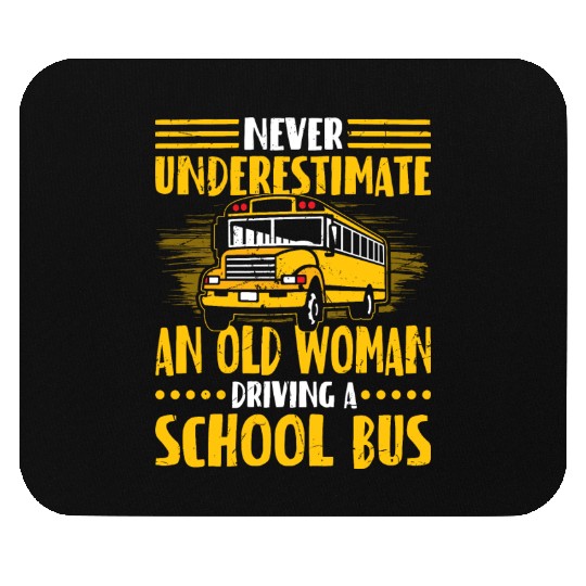 School Bus Driver Mouse Pads
