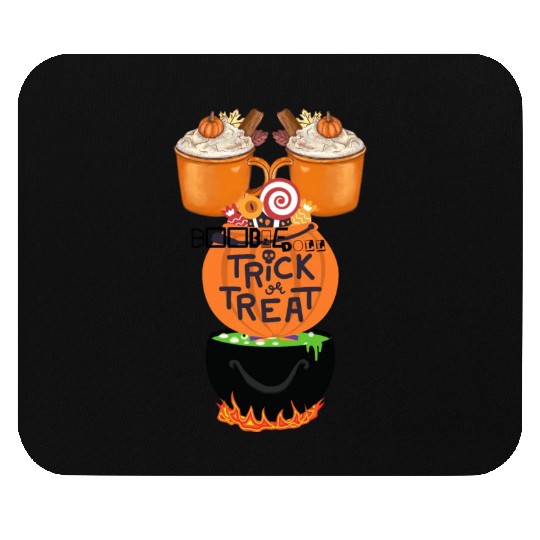pumpkin spice trick or treat witches brew Mouse Pads