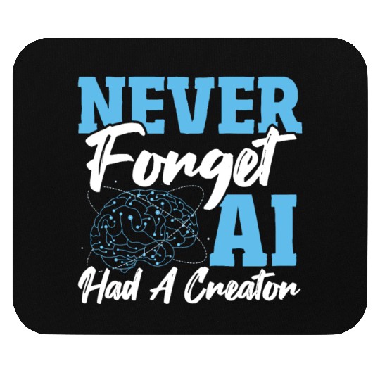 Robot AI Computer Scientist AI Machine Learning Mouse Pads