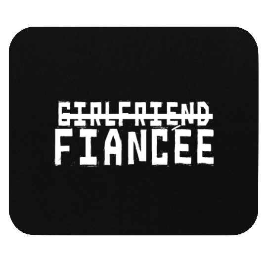 Girlfriend Fiancee Couple Engagement Engaged Mouse Pads
