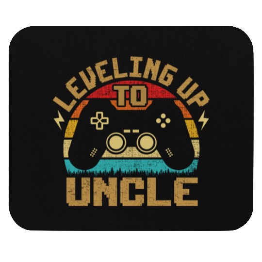 Leveled Up To Uncle Gamer Gaming Future Uncle Mouse Pads