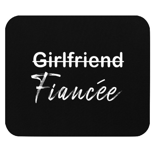 Girlfriend Fiancee Couple Engagement Engaged Mouse Pads