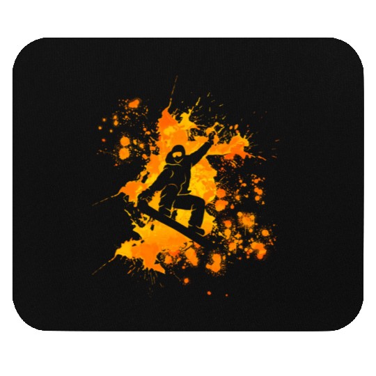 Snowboarder Cool Freestyle Snowboarding Mouse Pads