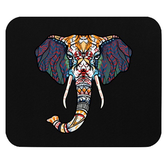 elephant ethnic Mouse Pads