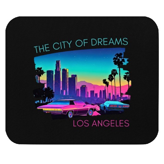 The City Of Dreams Los Angeles Mouse Pads