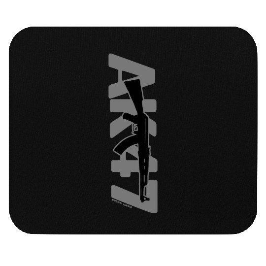 AK-47 Russian Assault Rifle Urban Wear Design Mouse Pads