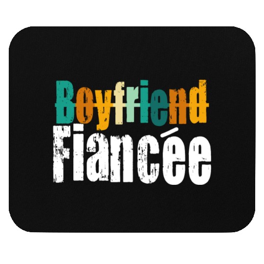 Couple Engagement Engaged Men Funny Fiancee Mouse Pads