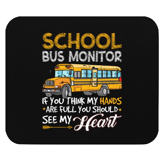 Student Delivery Specialist School Bus Monitor Mouse Pads
