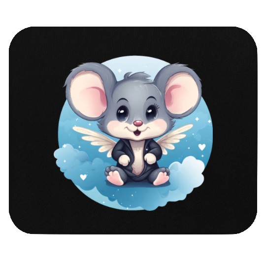 Mouse Angel Wings Rat Mouse Pads