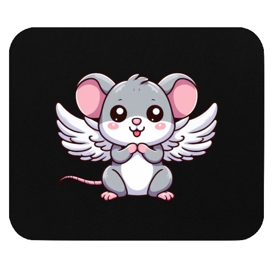 Mouse Angel Wings Mouse Pads